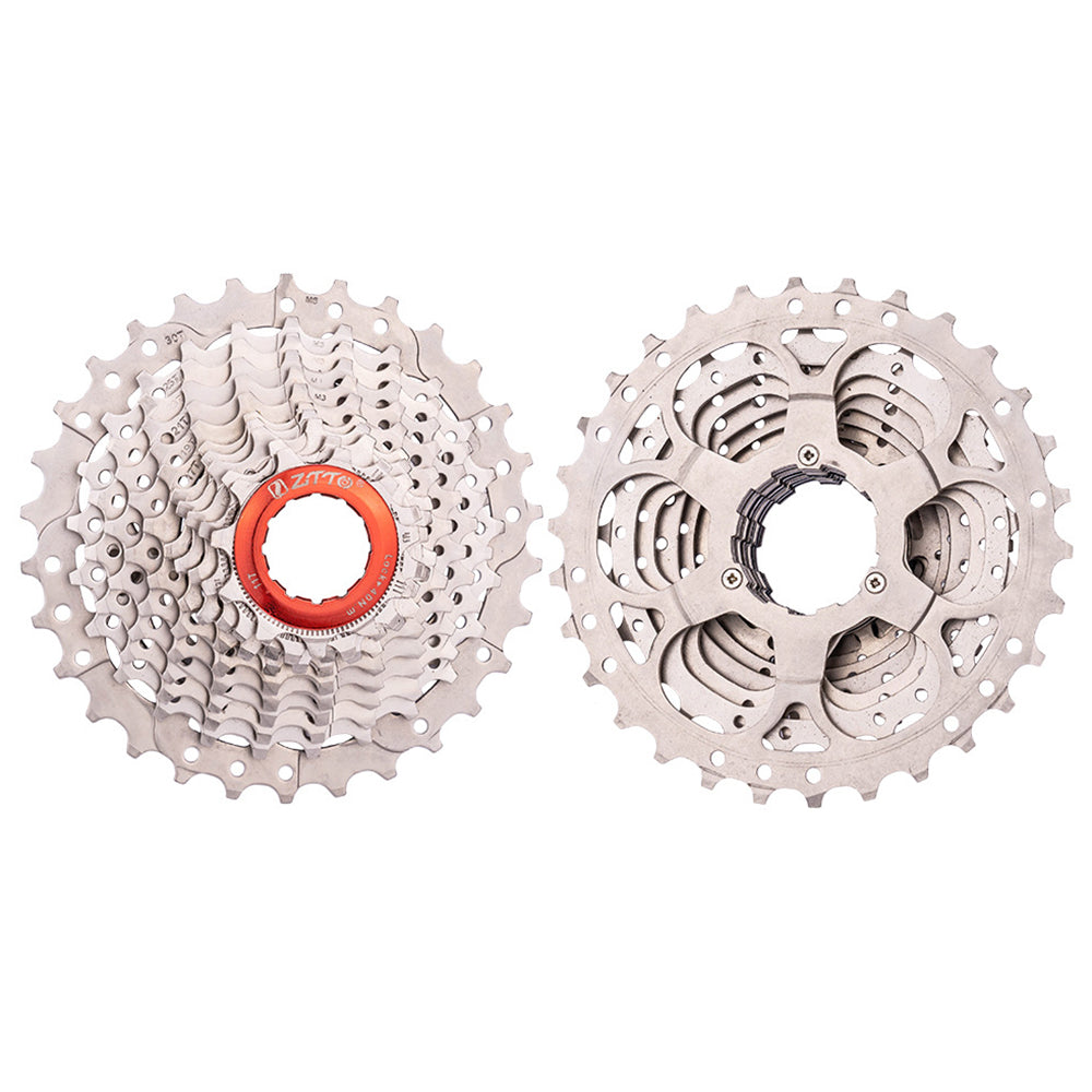 ZTTO Road Bike 11 Speed Flywheel Silver Bicycle Cassette Replacement Part ZTTO Road Bike 11 Speed Flywheel Silver Bicycle Cassette Replacement Part